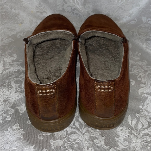 Frye Women’s Rich Brown Suede Slip-Ons. Size 7.5 M - Picture 7 of 8